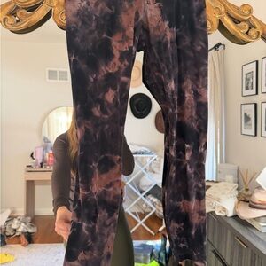 lululemon athletica align Tie-Dye Leggings - Black and Purple
